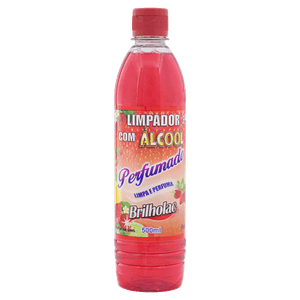 Limpador Perfumado com Álcool Fruity Brilholac Squeeze 500ml Refil