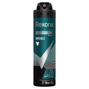 Antitranspirante Aerossol Invisible Rexona Men 150ml