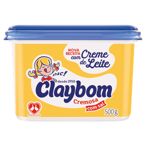 Margarina Cremosa com Sal Claybom Pote 500g