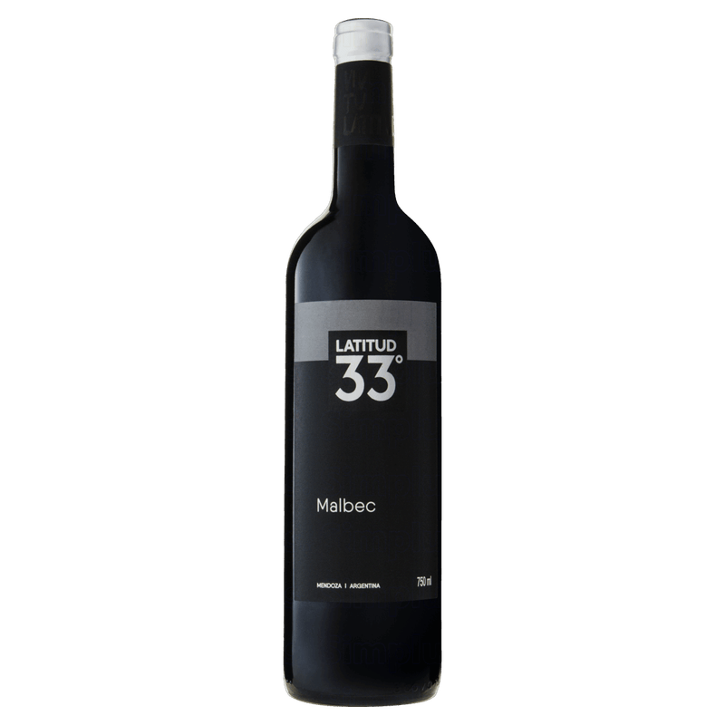 Vinho-Argentino-Tinto-Seco-Latitud-33º-Malbec-Mendoza-Garrafa-750ml