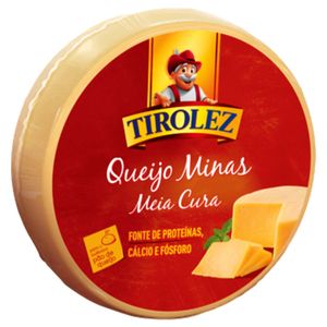 Queijo Minas Meia Cura Tirolez Kg