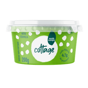 Queijo Cottage Verde Campo Pote 200g