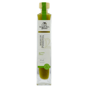 Molho de Pimenta Jalapeño com Lúpulo Casa Madeira Gourmet Vidro 50ml