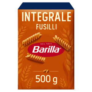 Macarrão de Sêmola de Trigo Duro Integral Fusilli Barilla Caixa 500g