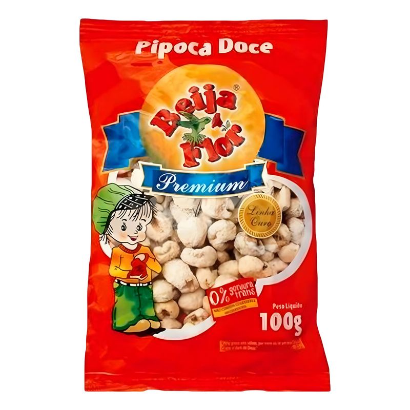 Pipoca-Doce-Beija-Flor-Premium-Pacote-100g