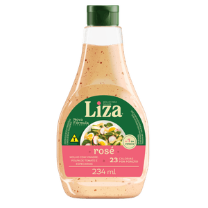 Molho para Salada Rosé Liza Squeeze 234ml