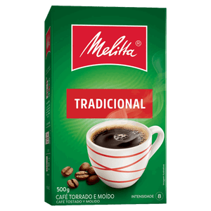 Café Torrado e Moído Tradicional Melitta Caixa 500g