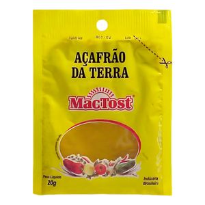 Açafrão da Terra Pó Mactost Pacote 20g