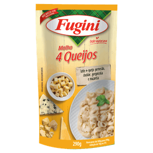 Molho Quatro Queijos Fugini Sachê 290g