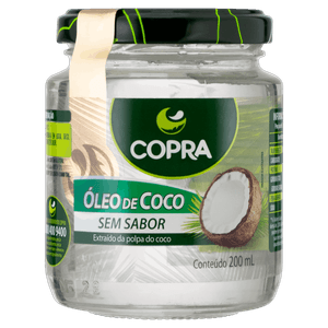 Óleo de Coco Copra Vidro 200ml