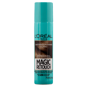 Retoque de Raiz Spray Castanho Claro L´oréal Paris Frasco 75ml