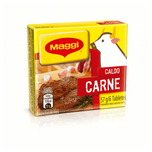 Caldo Tablete Carne Maggi Caixa 57g 6 Unidades