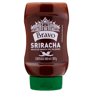 Molho de Pimenta Tailândes Sriracha Bravo Squeeze 340ml