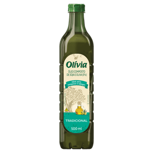 Óleo Composto de Soja e Oliva Tradicional Olívia Garrafa 500ml