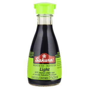 Molho de Soja Light Sakura Vidro 150ml