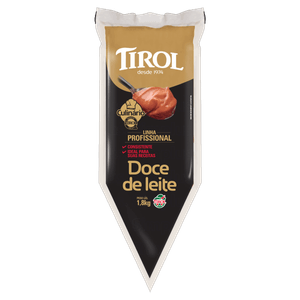 Doce de Leite Pastoso Uso Culinário Tirol Profissional Bisnaga 1,8kg