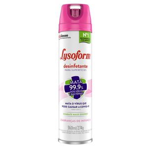 Desinfetante Spray Lembranças de Infância Lysoform 360ml