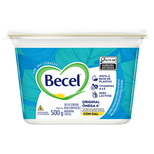 Creme Vegetal Original com Sal Becel Pote 500g