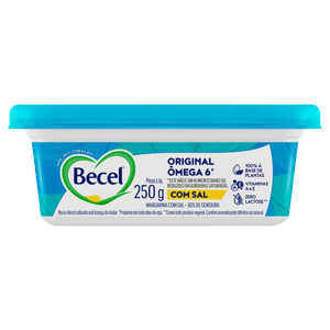 Creme Vegetal Original com Sal Becel Pote 250g