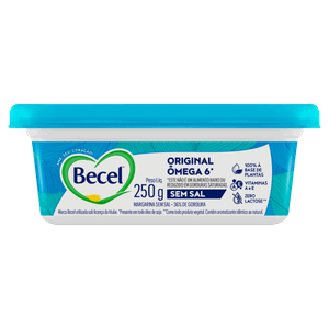 Creme Vegetal Original sem Sal Becel Pote 250g