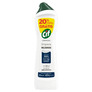 Saponáceo Cremoso Multiuso Original Cif Squeeze Leve 450ml Pague 360ml