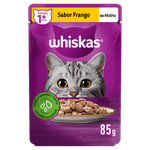 Alimento-para-Gatos-Adultos-1--Frango-ao-Molho-Whiskas-Sache-85g