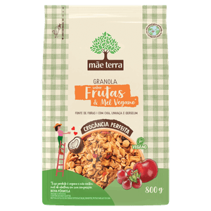 Granola Frutas & Mel Mãe Terra Pacote 800g