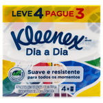 Pack-Lenco-de-Papel-Folha-Tripla-Suave-Kleenex-Dia-a-Dia-Pacote-Leve-4-Pague-3-Unidades