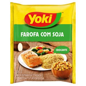 Farofa de Mandioca com Soja Yoki Pacote 200g