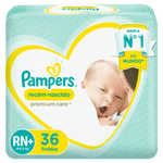 Fralda-Descartavel-Infantil-Pampers-Premium-Care-Recem-Nascido-RN--Pacote-36-Unidades