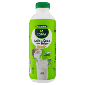 Bebida à Base de Leite de Coco Zero Lactose Copra Garrafa 900ml