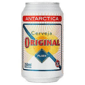 Cerveja Pilsen Antarctica Original Lata 350ml