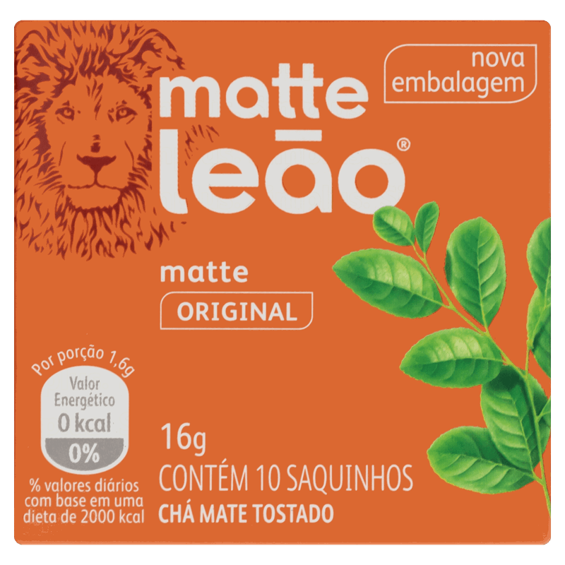 Cha-Mate-Tostado-Original-Matte-Leao-Caixa-16g-10-Unidades