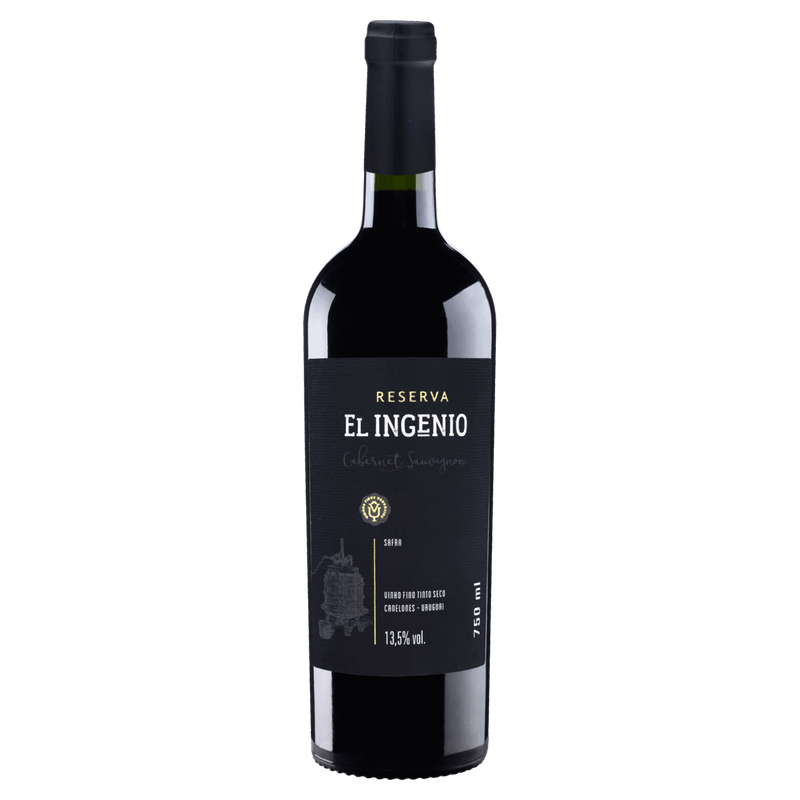 Vinho-Uruguaio-Tinto-Seco-Reserva-El-Ingenio-Cabernet-Sauvignon-Canelones-Garrafa-750ml