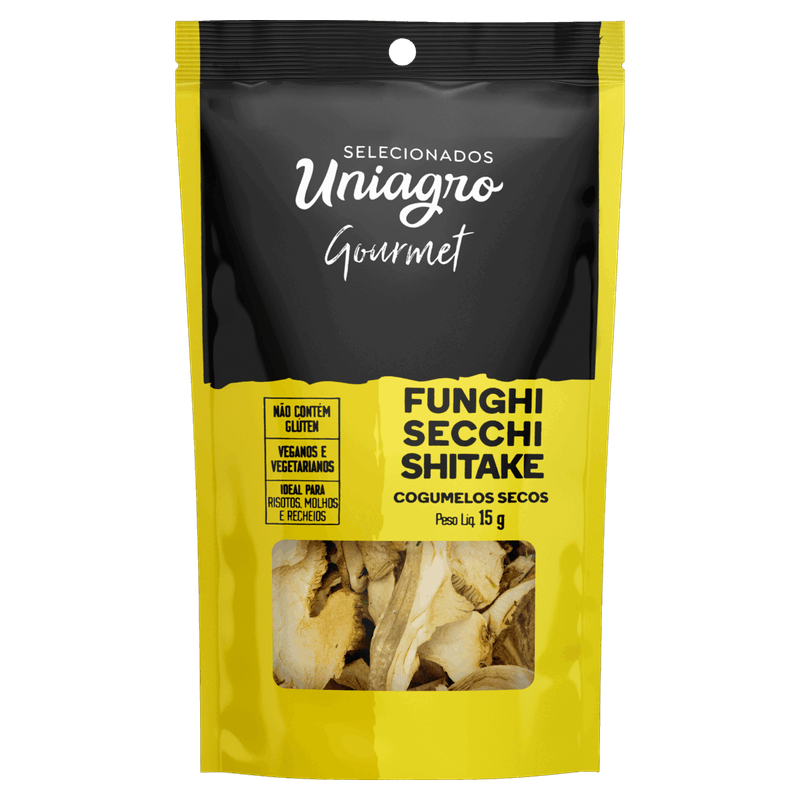 Cogumelo-Shiitake-Seco-Uniagro-Gourmet-Sache-15g