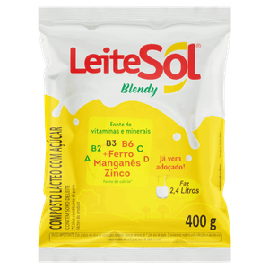 Composto Lácteo com Açúcar Leitesol Blendy Pacote 400g