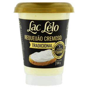 Requeijão Cremoso Tradicional Lac Lélo Copo 180g