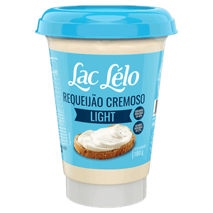 Requeijão Cremoso Light Lac Lélo Copo 180g