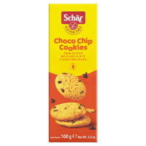 Biscoito Cookie Gotas de Chocolate sem Glúten Schär Caixa 100g