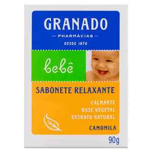 Sabonete Barra Camomila Granado Bebê Caixa 90g