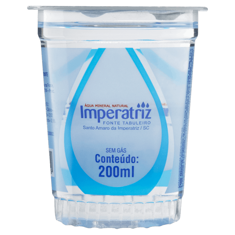 Agua-Mineral-Natural-sem-Gas-Imperatriz-Copo-200ml