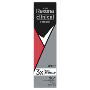 Antitranspirante Aerossol Sport Rexona Clinical Men 150ml