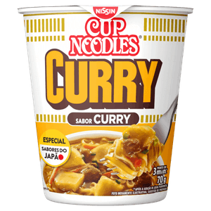 Macarrão Instantâneo Curry Cup Noodles Copo 70g