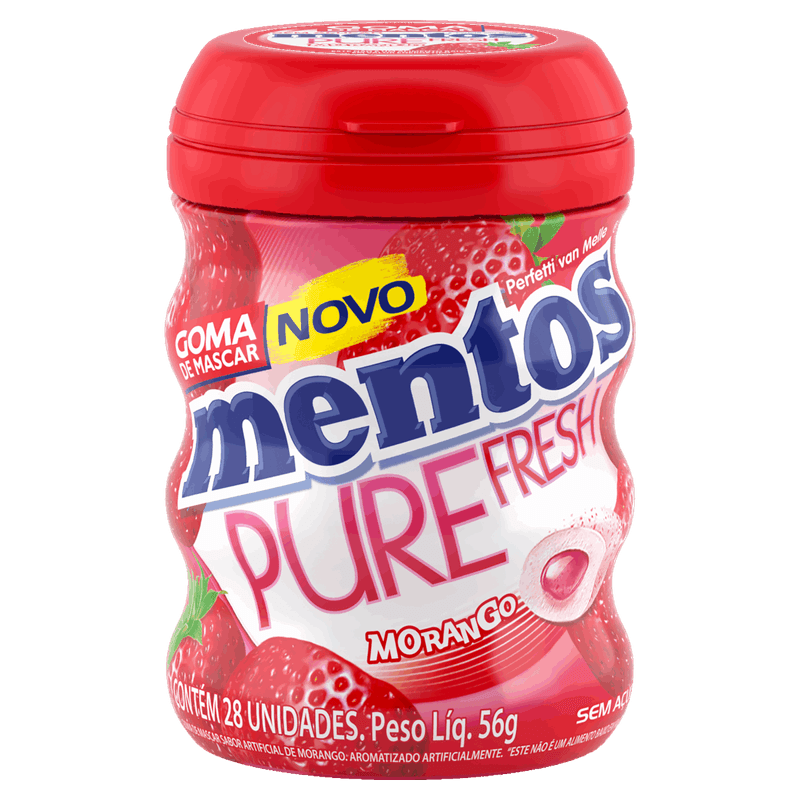 Goma-de-Mascar-Morango-Zero-Acucar-Mentos-Pure-Fresh-Pote-56g-28-Unidades