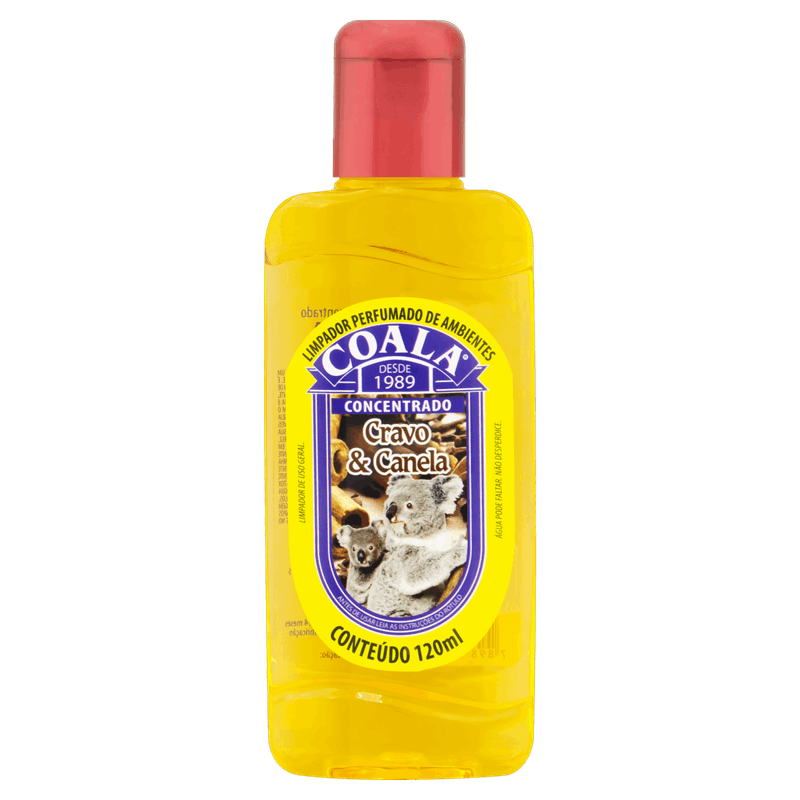 Limpador-Perfumado-Concentrado-Cravo---Canela-Coala-Frasco-120ml