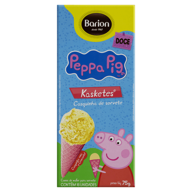 Casquinha-de-Sorvete-Peppa-Pig-Barion-Kasketes-Caixa-75g-18-Unidades