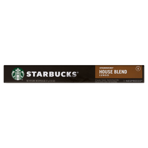 Café em Cápsula Torrado e Moído Lungo Starbucks House Blend Caixa 57g 10 Unidades