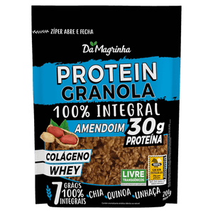 Granola Amendoim Da Magrinha Protein Pouch 200g