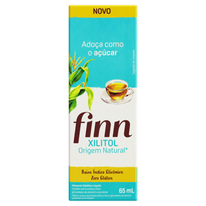 Adoçante Líquido Xilitol Finn Caixa 65ml