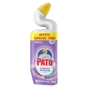 Desinfetante Uso Geral Gel Lavanda Pato Limpeza Profunda Squeeze 750ml Grátis 250g/ml